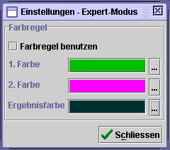 Expert Modus