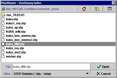 Zeichnung laden