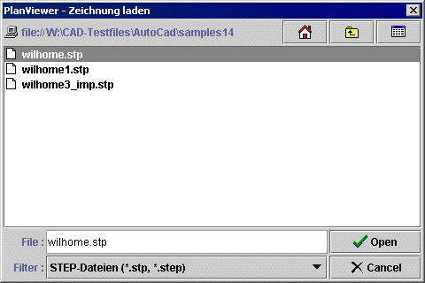 Zeichnung laden